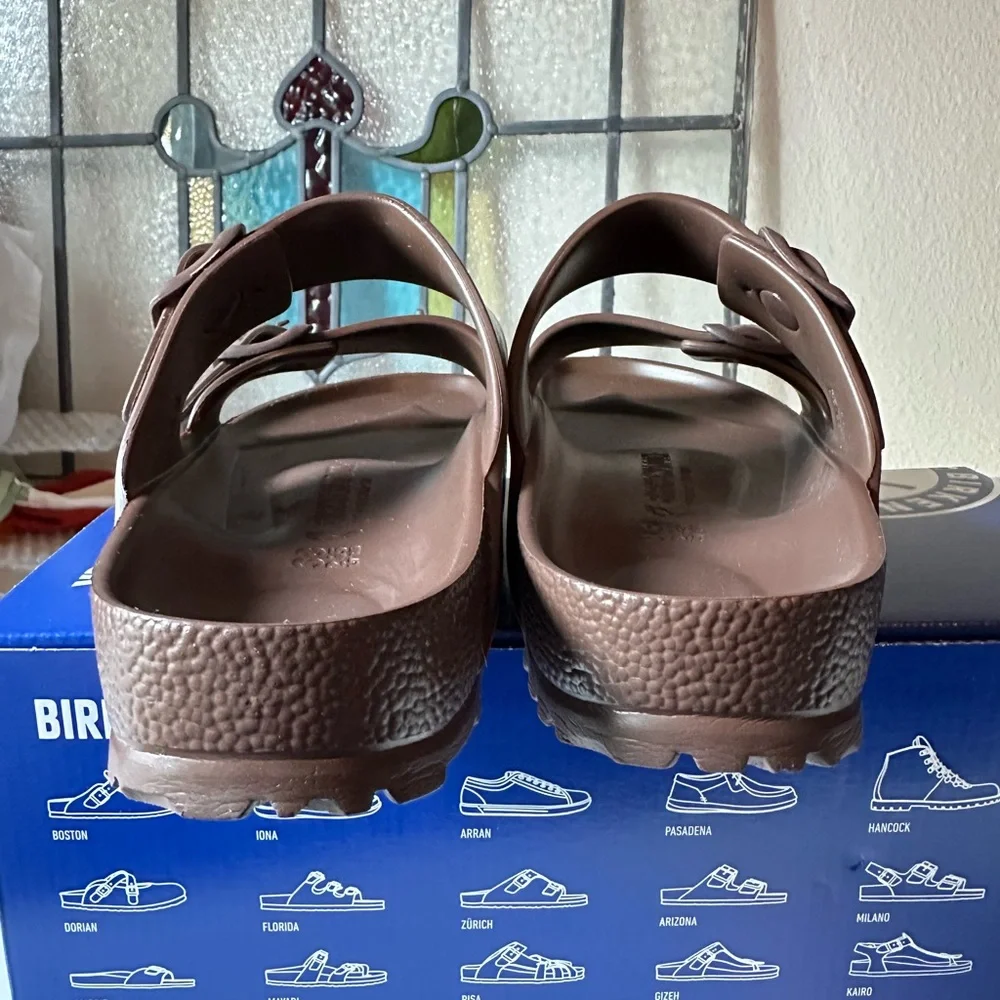 Birkenstock Eva in “Roast” Brown, Double Strap Sandals Size 38 (US 7.5) - Picture 7 of 14